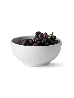 Royal Copenhagen Hvid Halvblonde, skål 110 cl, 18 cm