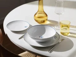 Royal Copenhagen Hvid Halvblonde, tallerken 27 cm