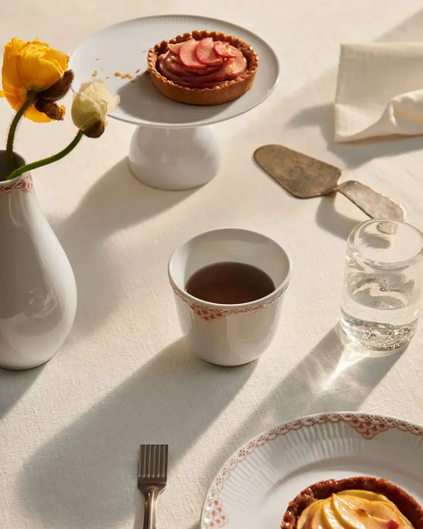 Royal Copenhagen Hvid Riflet, termokop 26 cl