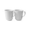 Royal Copenhagen Hvid Riflet, 2-pak krus 37 cl