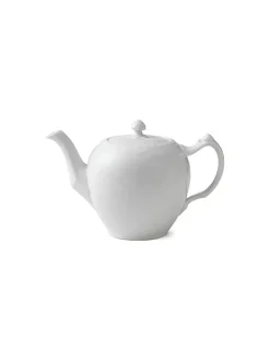 Royal Copenhagen Hvid Riflet, tekande med låg 100 cl