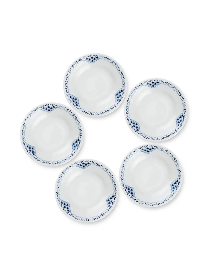 Royal Copenhagen Prinsesse, 5 stk tallerkener 11 cm