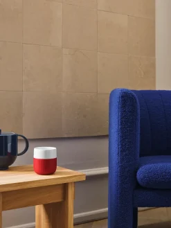 Royal Copenhagen Riflet Contrast, Dueblå 33 cl