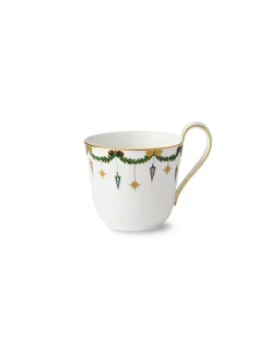 Royal Copenhagen Stjerne Riflet Jul, højhankskop 33 cl