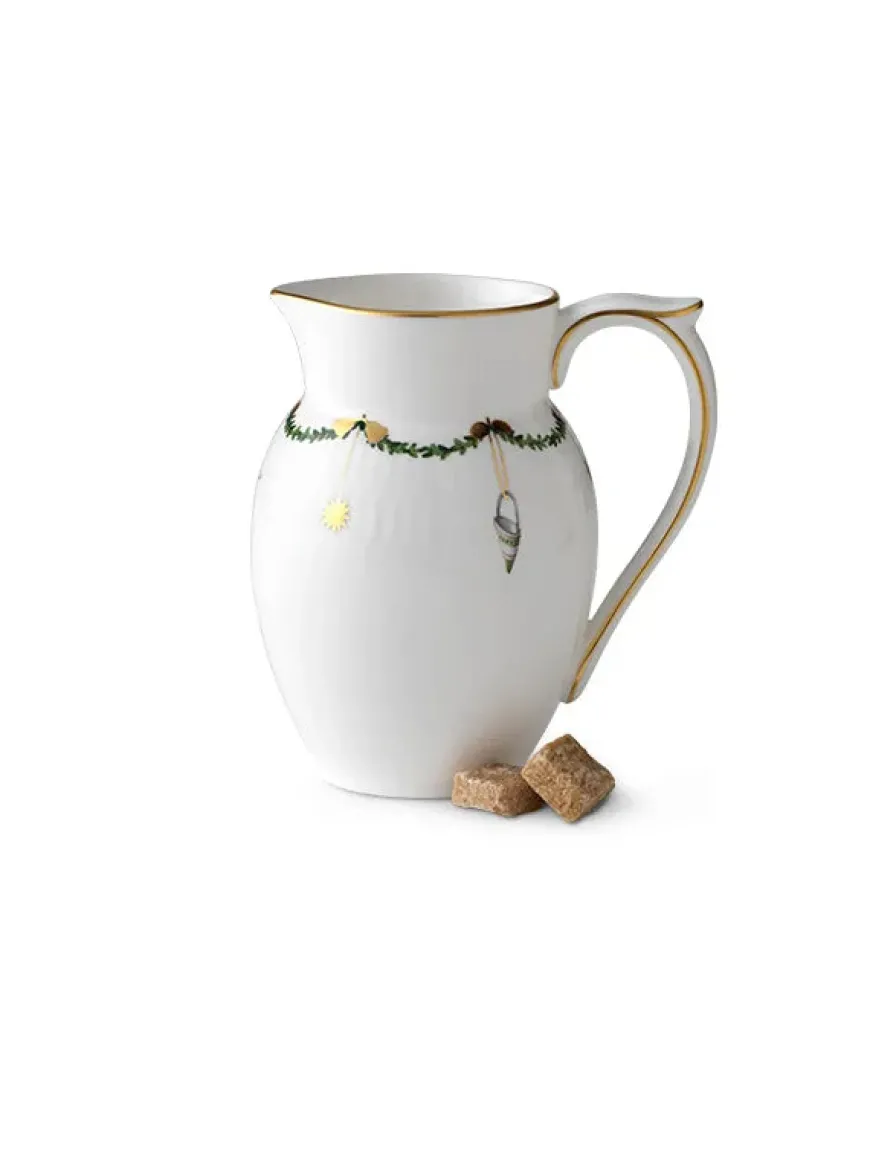 Royal Copenhagen Stjerne Riflet Jul, flødekande 39 cl