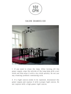 Salon Chandelier, opaque fra 101 Copenhagen