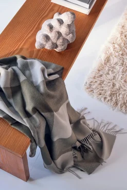 Santa Fe Plaid, umber fra Silkeborg Uldspinderi