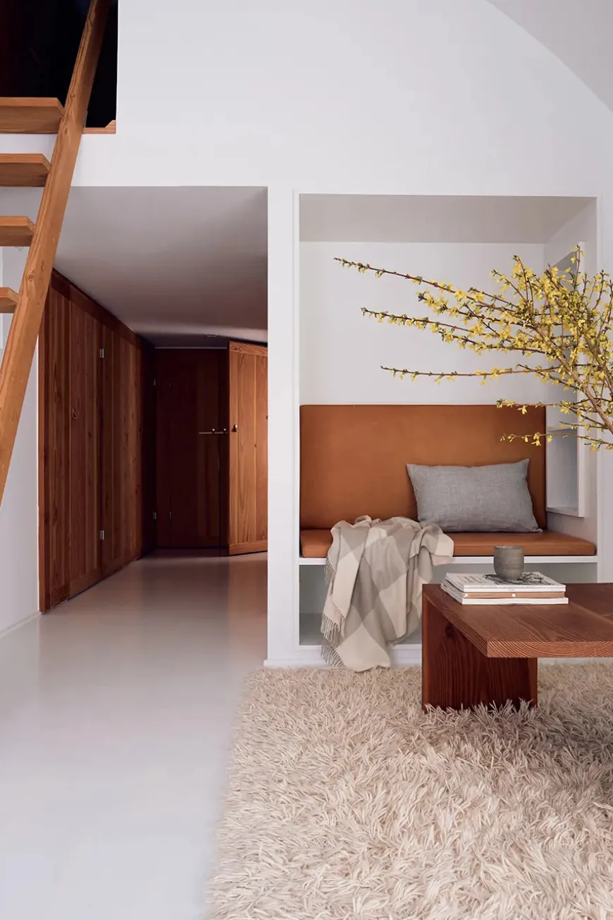 Santa Fe Plaid, walnut brown fra Silkeborg Uldspinderi