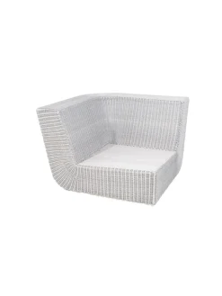 Savannah Modulsofa hjørne, hvid/grå fra Cane-line