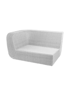 Savannah 2-pers. Højre Modulsofa, hvid/grå fra Cane-line