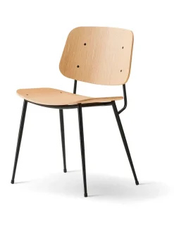 Søborg Stol, stålstel af Børge Mogensen