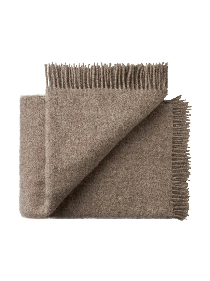 Season Plaid, latte beige fra Silkeborg Uldspinderi