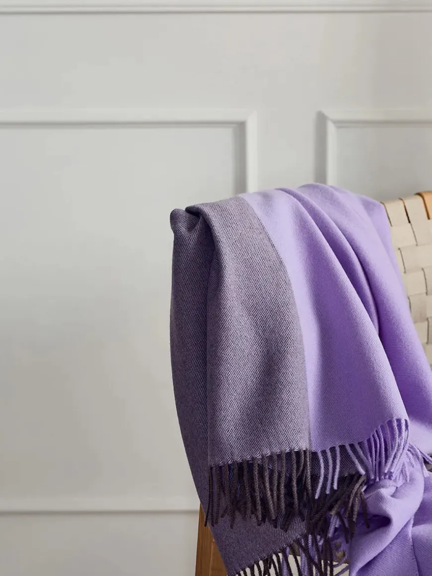 Secret Plaid, beetroot/rhubarb fra Silkeborg Uldspinderi