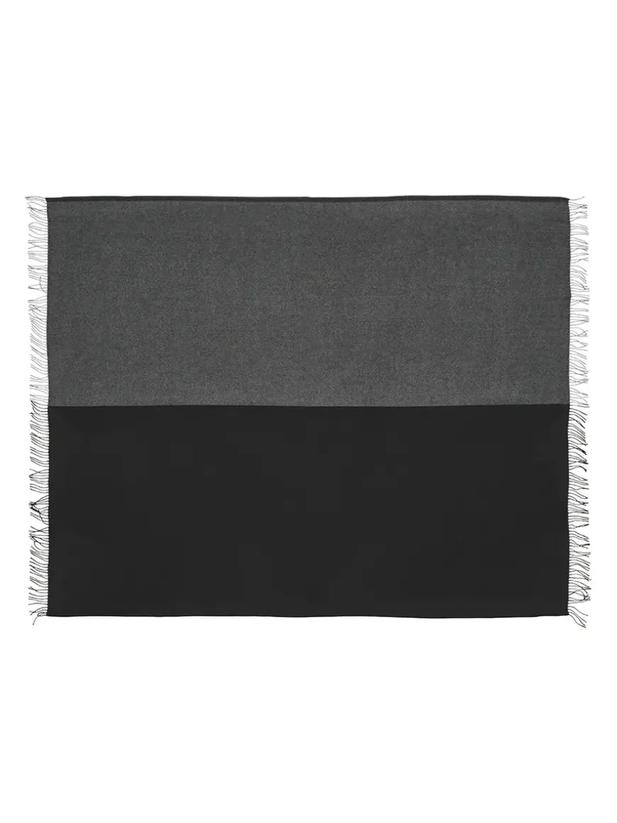 Secret Plaid, granite/black fra Silkeborg Uldspinderi