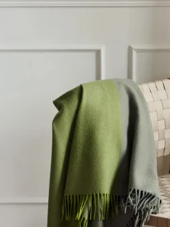 Secret Plaid, indigo/cobalt fra Silkeborg Uldspinderi