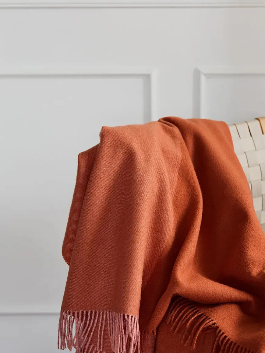 Secret Plaid, lime/moss fra Silkeborg Uldspinderi