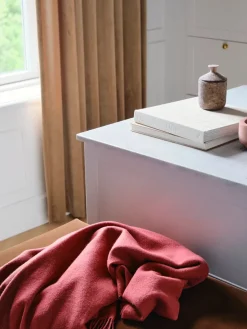 Secret Plaid, lime/moss fra Silkeborg Uldspinderi