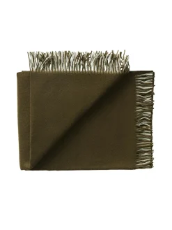 Secret Plaid, moss/seaweed fra Silkeborg Uldspinderi