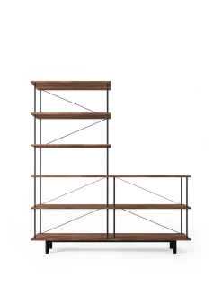 Seiton Reol 3-2 R, valnød fra Stellar Works