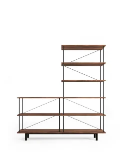 Seiton Reol 3-2 R, valnød fra Stellar Works