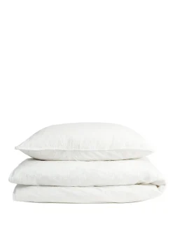 Sengelinned Seersucker - white fra Aiayu