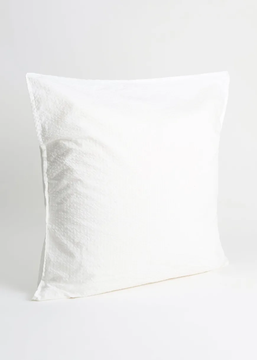 Sengelinned Seersucker - white fra Aiayu