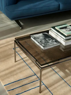 Sett LN12 Sofabord, smoked glass/chrome fra &Tradition