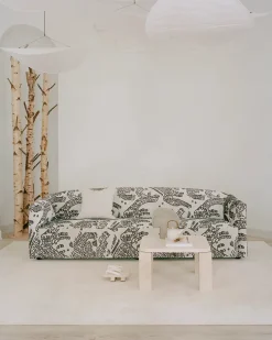 Shore Sofa 3 Seater Extended Base, lava rock fra New Works