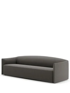 Shore Sofa 3 Seater Extended Base, lava rock fra New Works