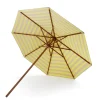Skagerak Messina Parasol Ø300, Lemon/Sand Stripes fra Fritz Hansen