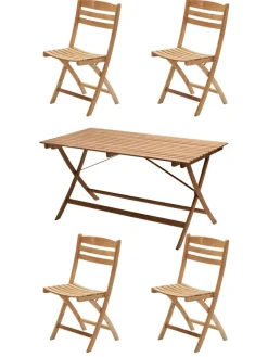 Skagerak Selandia Sæt, 2 armstole og bord 75 fra Fritz Hansen