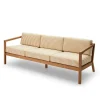 Skagerak Virkelyst 3 pers. Sofa, Golden Yellow Stripe fra Fritz Hansen