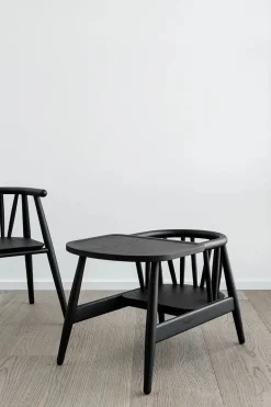 Smilla Toddler Stol, sortlakeret eg fra Oaklings