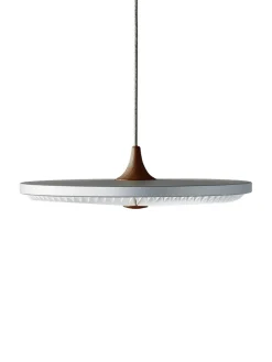 Soleil pendel medium, røget eg, papir skærm fra Le Klint