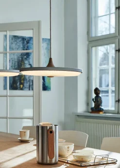 Soleil pendel small, lys eg, plast skærm fra Le Klint