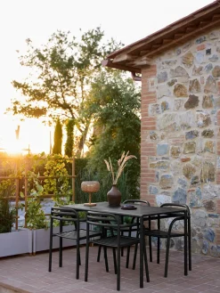 Special Edition Bliss m/armlæn havestol, black fra Cane-line