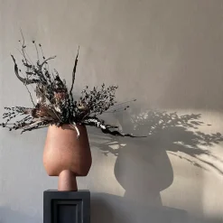 Sphere Vase Square - big, coffee fra 101 Copenhagen