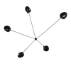 Spider Big Wall Lamp w/5 Fixed Arms af Serge Mouille