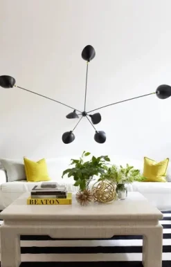 Spider Big Wall Lamp w/7 Fixed Arms af Serge Mouille