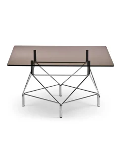 Spider Sofabord 80 x 80 cm, krom stel fra Eilersen