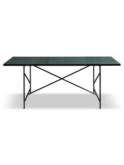 Spisebord 185, hvid marmor fra HANDVÄRK