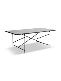 Spisebord 185, hvid marmor fra HANDVÄRK