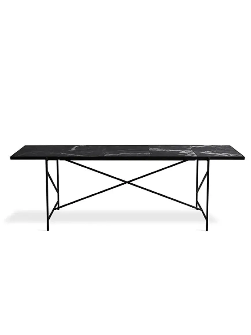 Spisebord 230, sort marmor fra HANDVÄRK