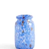 Splash Vase, Roll neck blue fra Hay