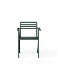 Stacking Arm Chair, grøn fra 19 Outdoors