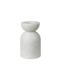 Stone Stacking Candleholder White fra Tom Dixon