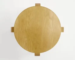 Stool E60, lakeret birk fra Artek