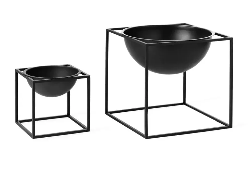 Stor Kubus Skål, sort fra Audo Copenhagen