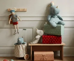 Stor Næsehorn i støvet blå fra Maileg