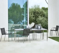 Straw Stol med Armlæn, rope fra Cane-line